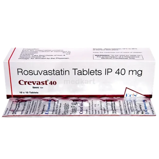 crevast ez 40mg tablet 10's